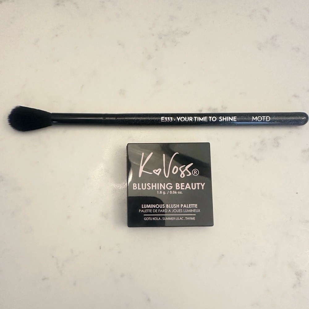 K Voss Blush + MOTD Brush Bundle